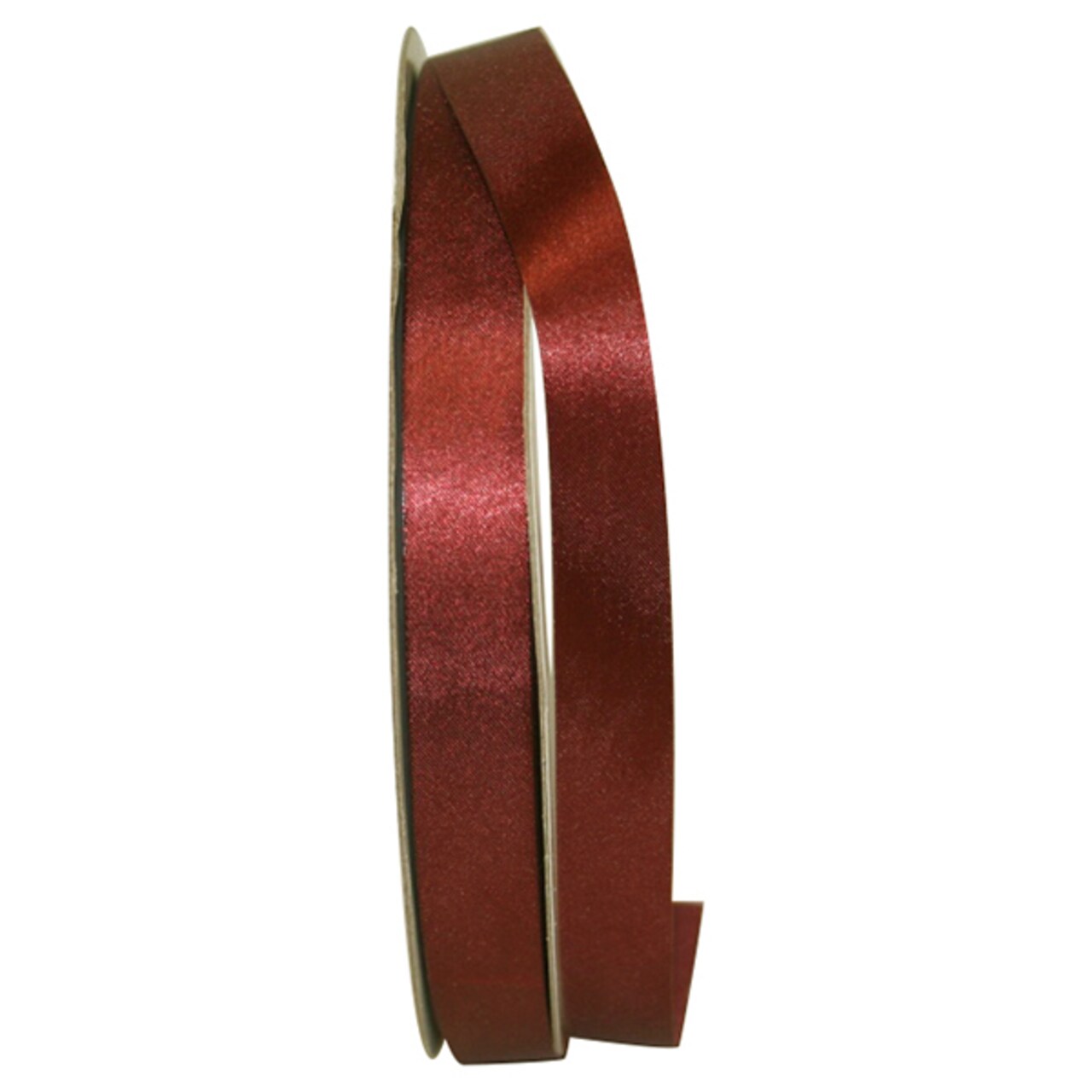 Florist Ribbons --- ⅝ inch x 100 yards --- Dyna - Single Face --- Satin / Taffeta Ribbon -- Brown Color